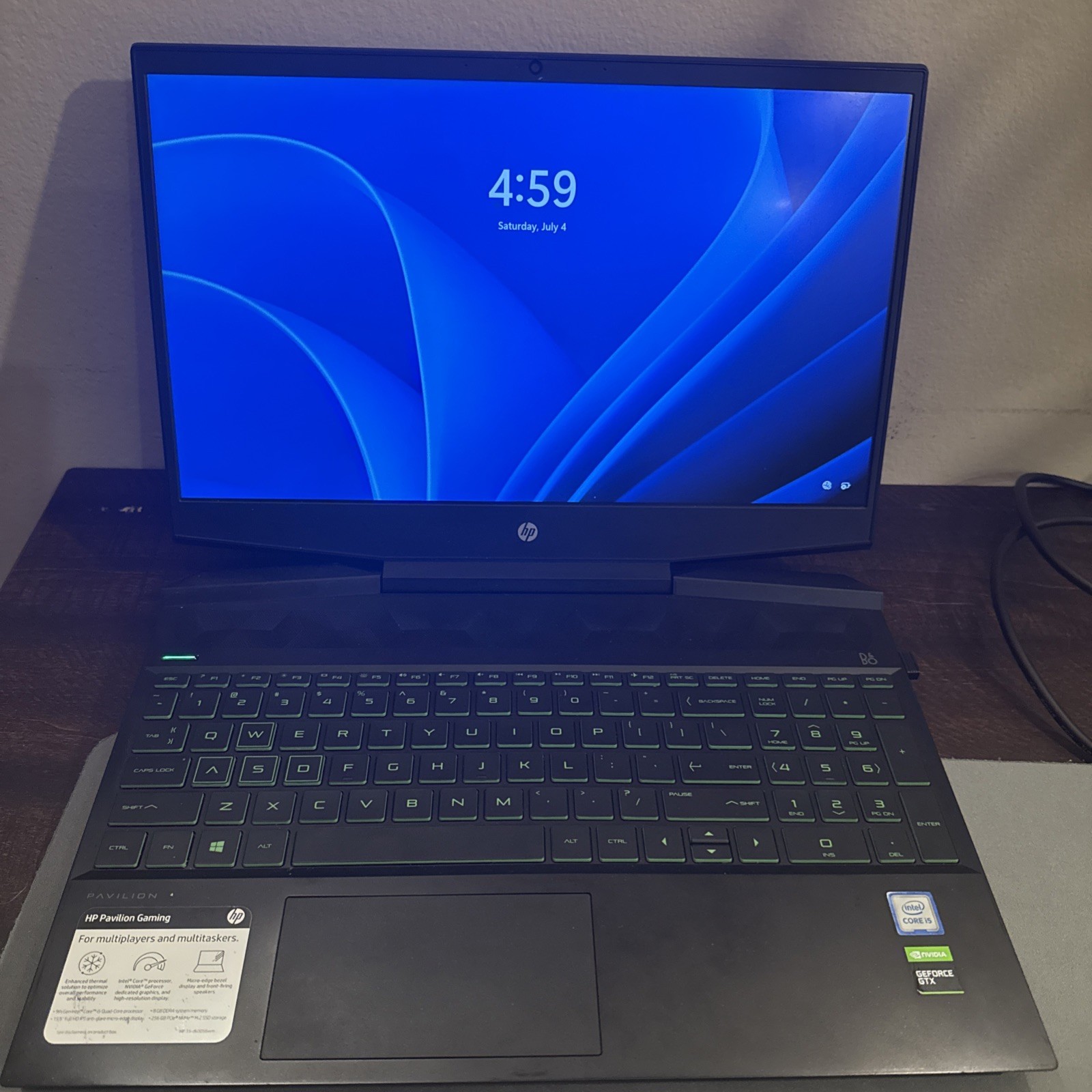 HP Pavilion Gaming Laptop 15 | i5-9300H | GTX 1650 4GB | 32GB RAM | 1.8TB SSD |