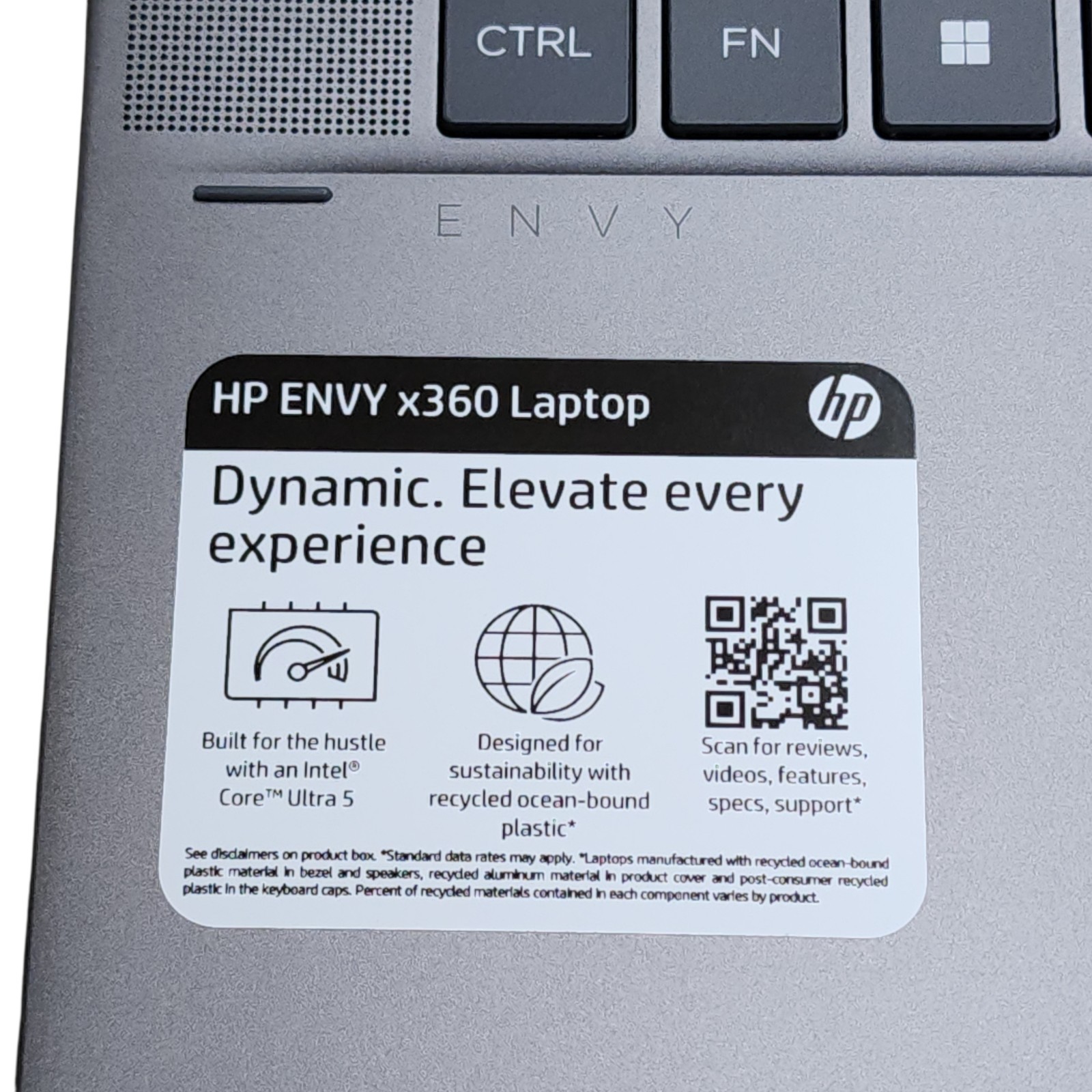 HP Envy x360 15.6″ 2-in-1 Touch Laptop Intel Ultra 5 125U 8GB LPDDR5 512GB SSD