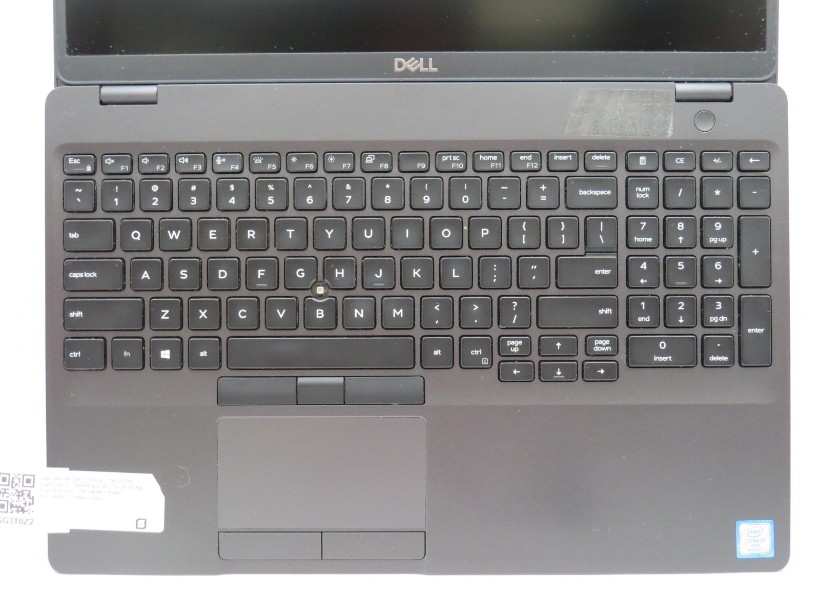 Dell Latitude 5501 i7-9850H @ 2.6GHz 16GB DDR4 256 GB m2 No OS