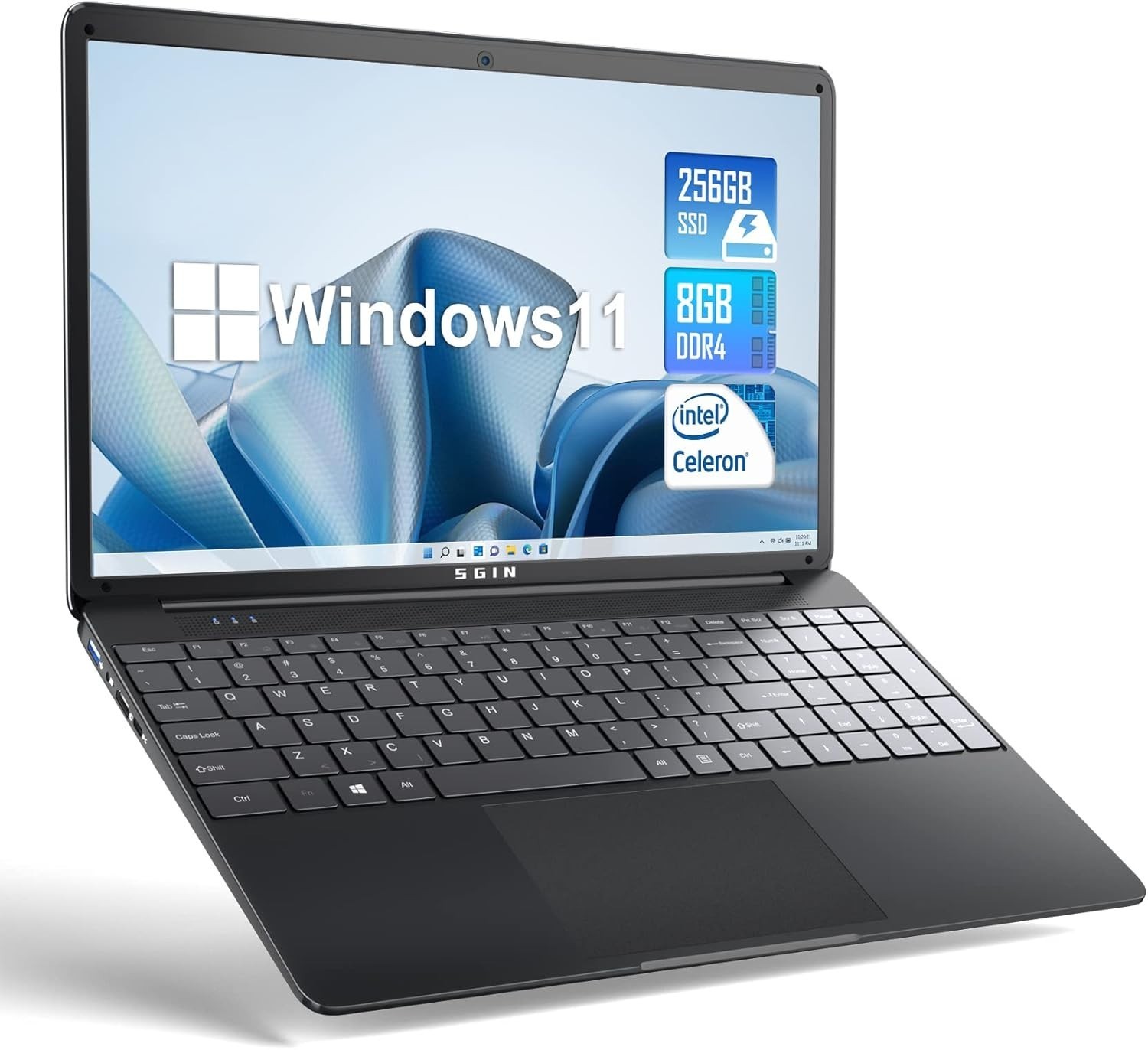 SGIN M15 Pro | Intel Celeron-J4105 | 8GB RAM | 256GB SSD | Windows 11