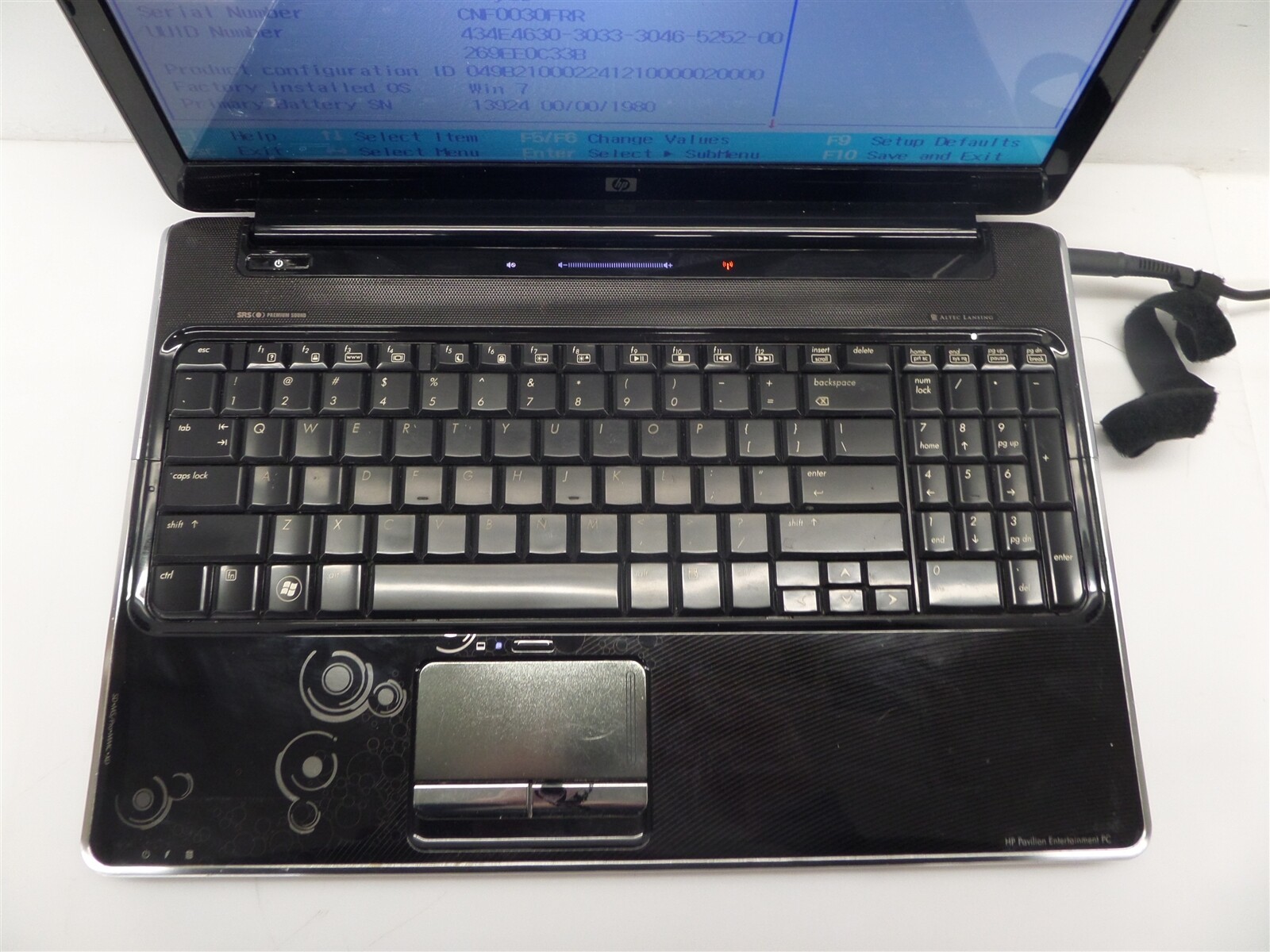 HP Pavilion dv6 Notebook PC w/ i3 M330 2.13GHz CPU 4GB RAM – No HDD