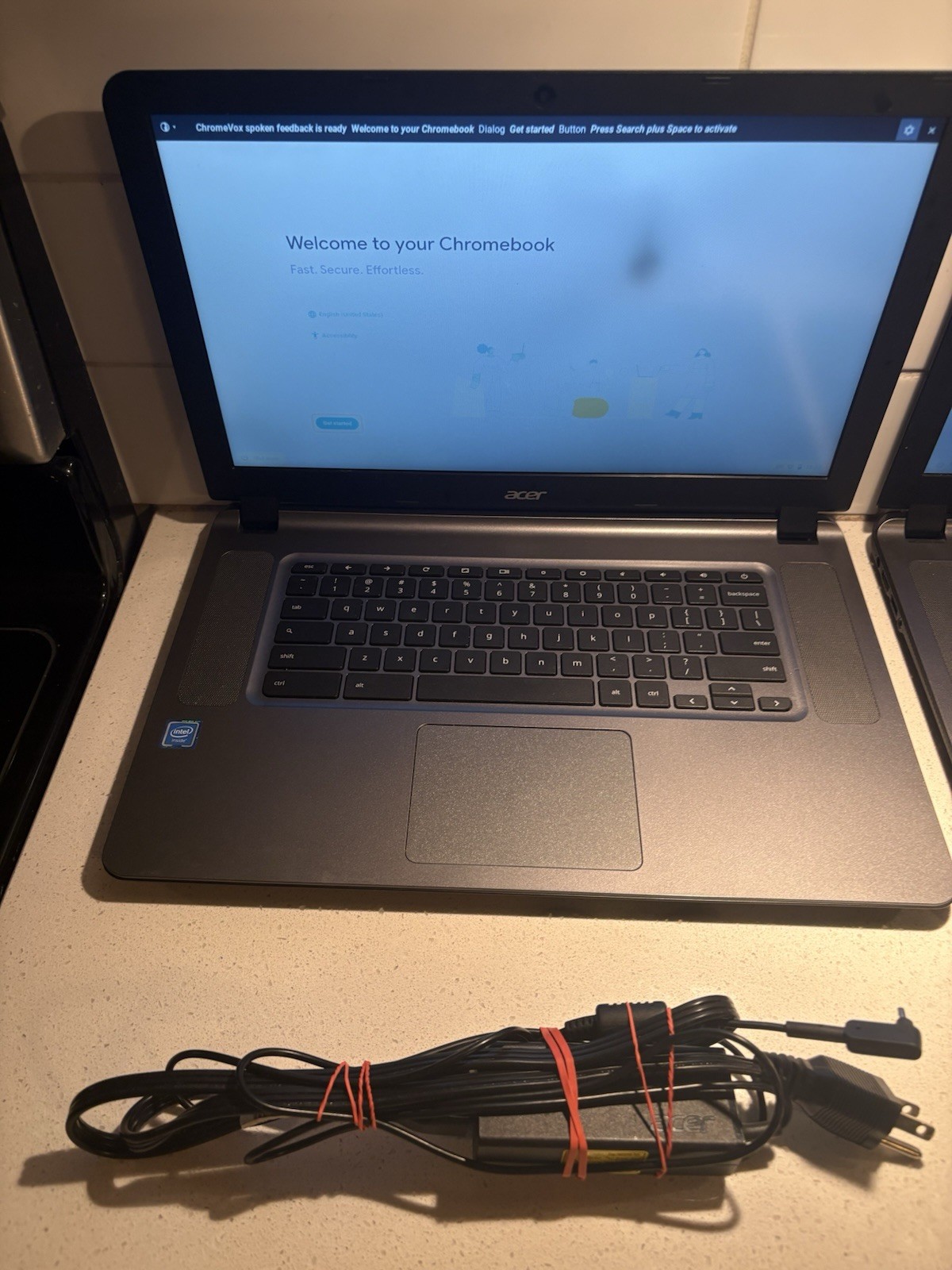2X Acer Chromebook 15 CB3-532/Factory Reset -Both w/ Chargers (Read Description