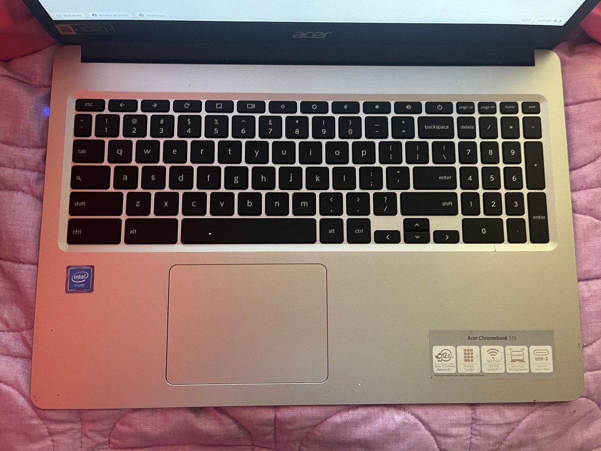 Acer Chromebook 315 with Case