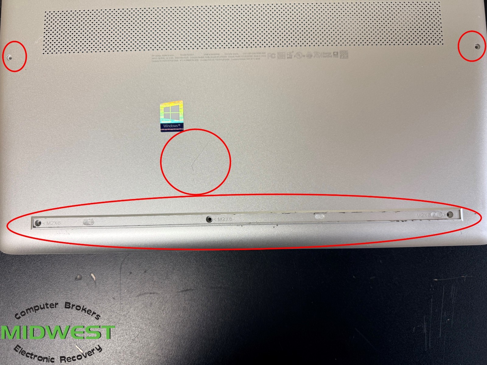 HP Laptop 15t-dy100 i5-1035G1 1.00GHz 8GB RAM No OS/HDD/SSD