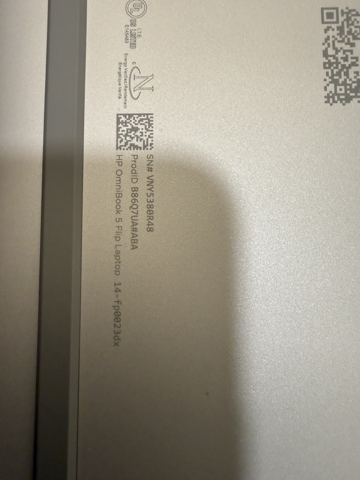 HP OmniBook 5 Flip 14-fp0023dx 14″ Intel Core 7 150U 16GB DDR5 512GB SSD W11H