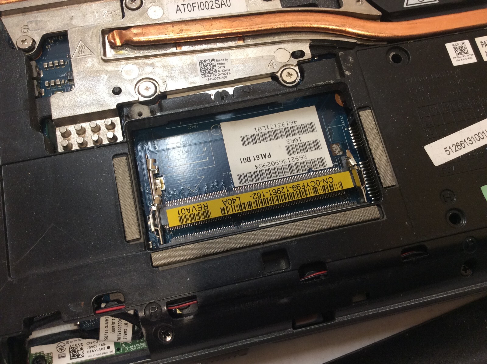 Dell Latitude E6520 Laptop 15″ Intel Core i7 2nd Gen DAMAGED RAM SLOTS -PP