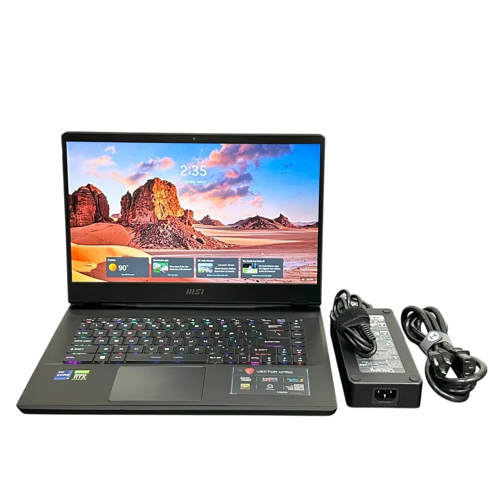 MSI Vector 15.6 2K 165Hz Intel Core i9 32GB RAM 2TB SSD RTX 3070Ti Gaming Laptop