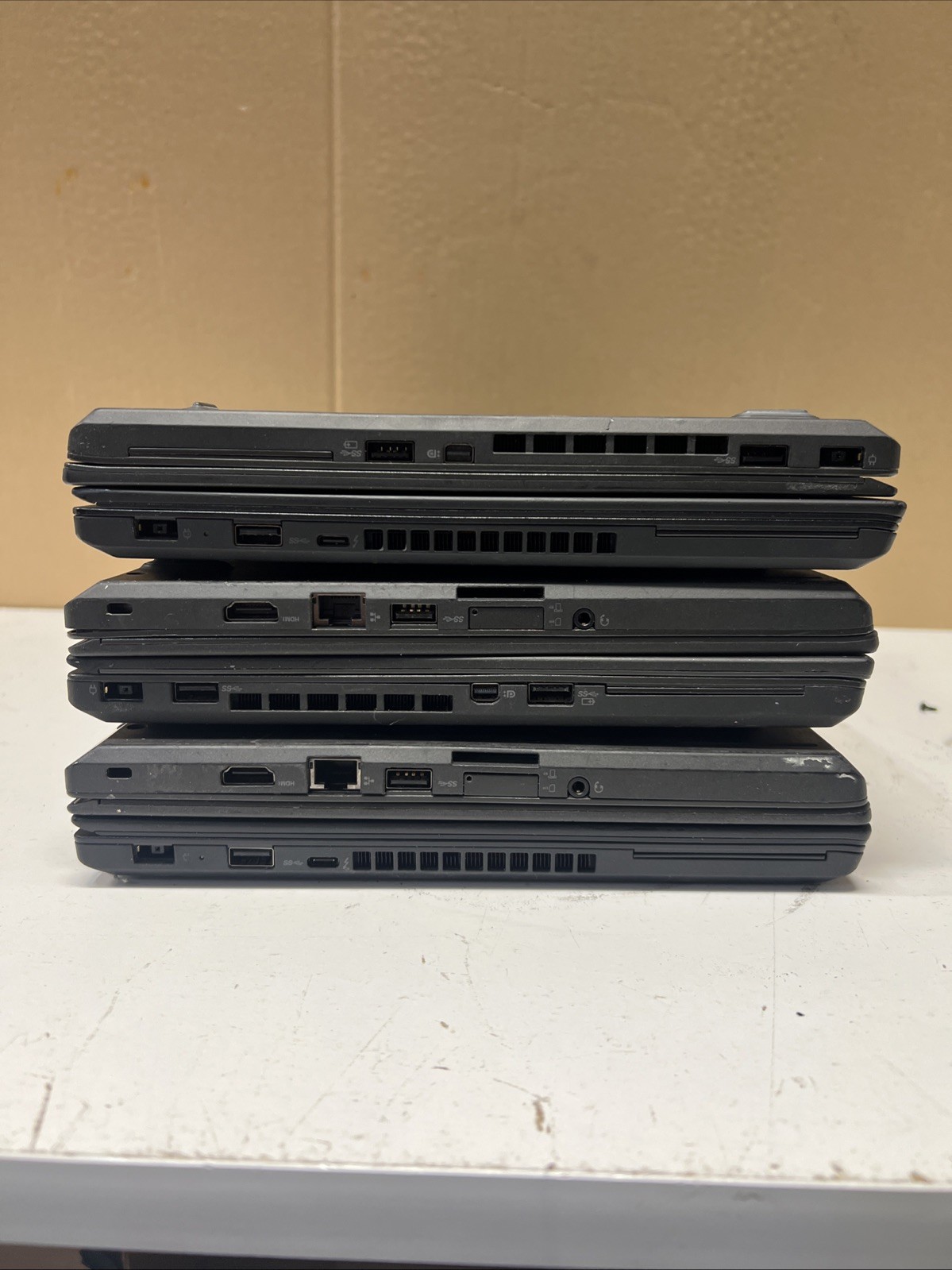 Lot of 6 Lenovo ThinkPad E560 E570 Laptops | Intel Core i5-6th Gen | 8-16GB RAM
