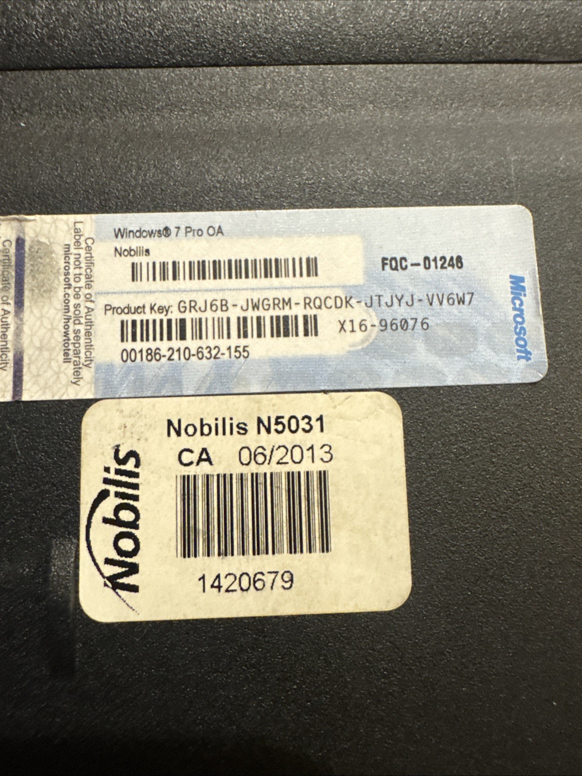 Nobilis N5031 Laptop Windows 10 64 Bit See Description