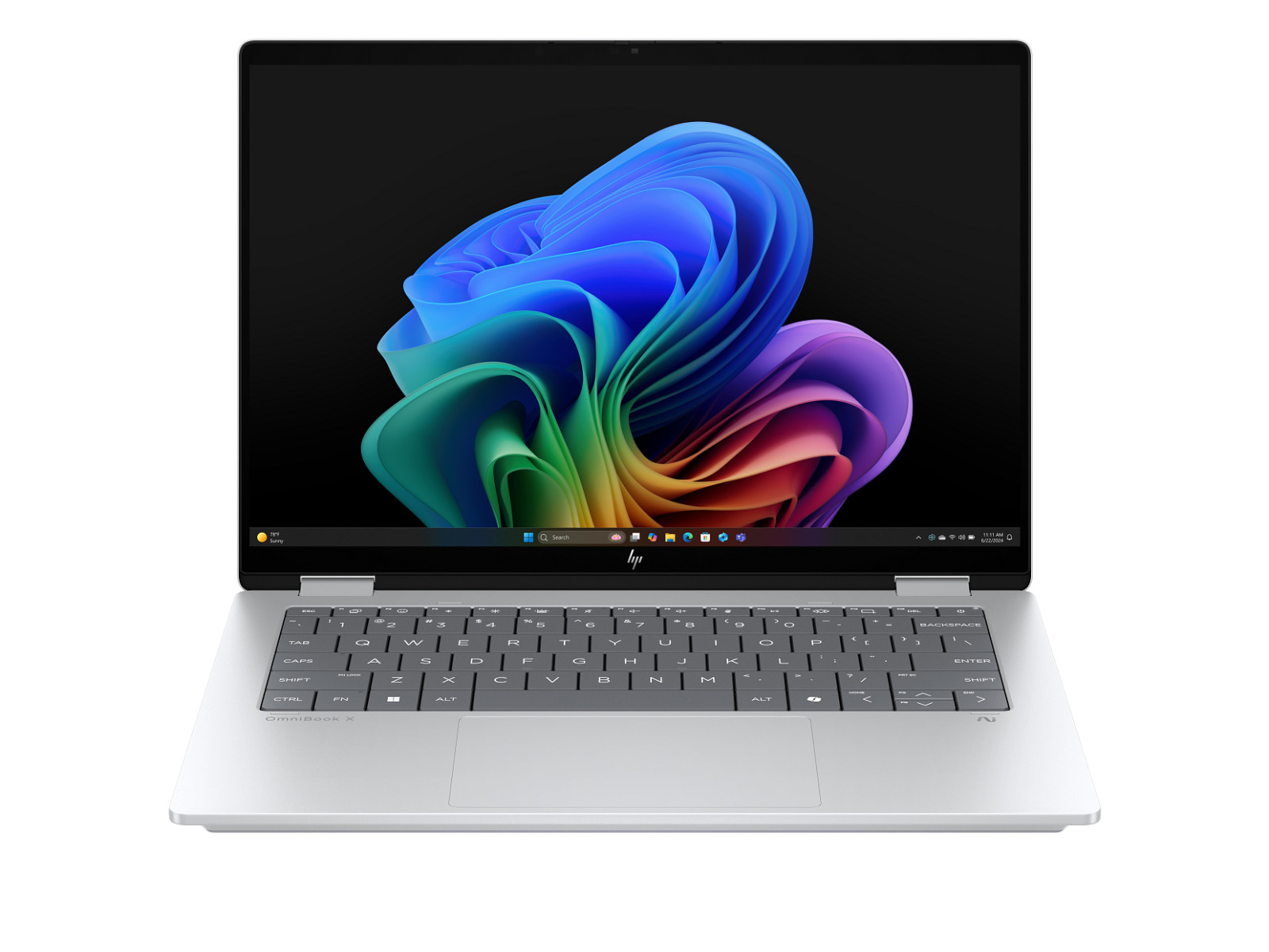 HP OmniBook X 14″ 2K Flip 2-in-1 Touch PC AMD Ryzen AI 5 340 16GB 512GB WiFi7