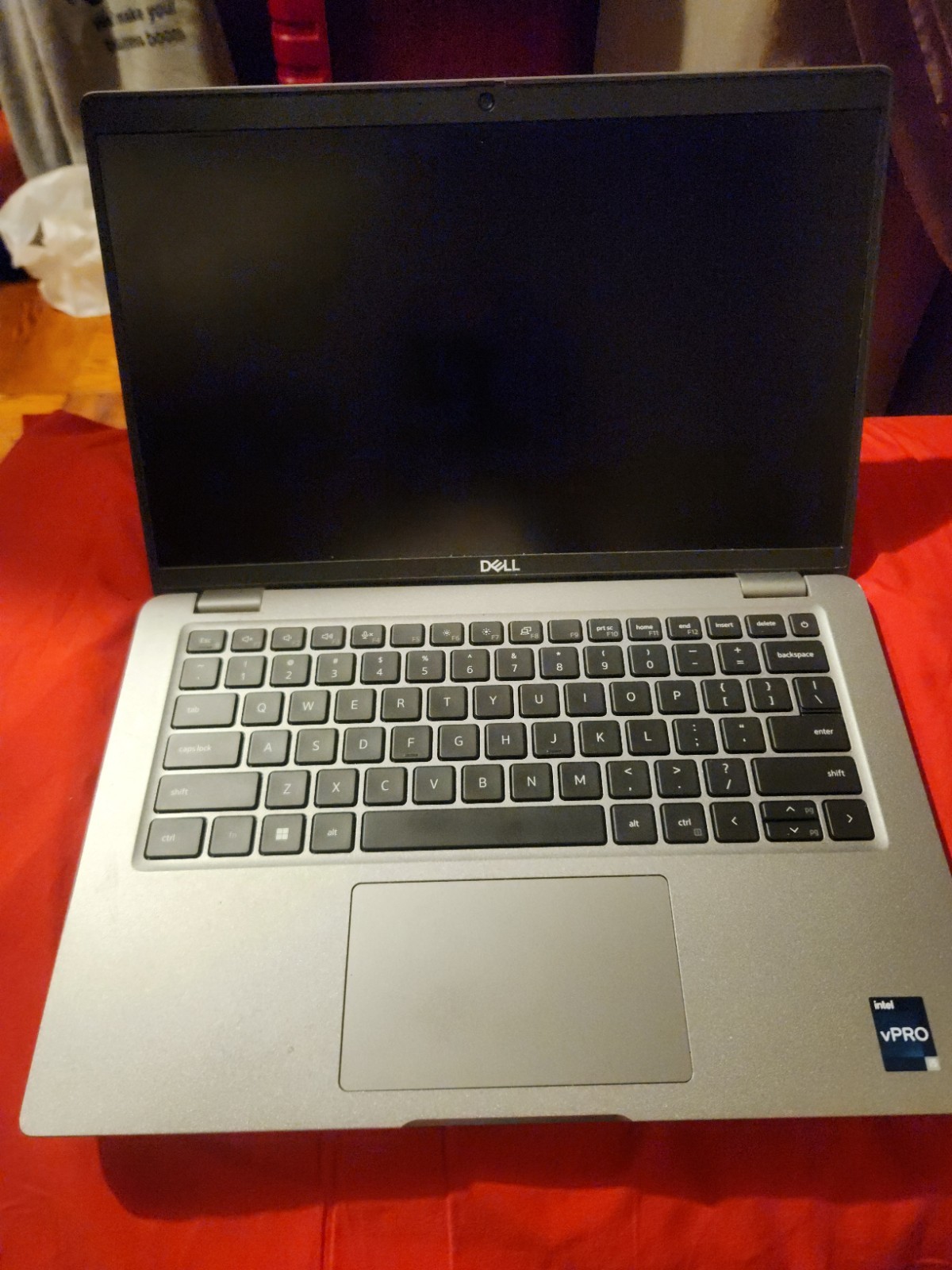 Dell 14″ Silver Notebook Laptop Intel vPro Built-in Webcam Wi-Fi Microphone