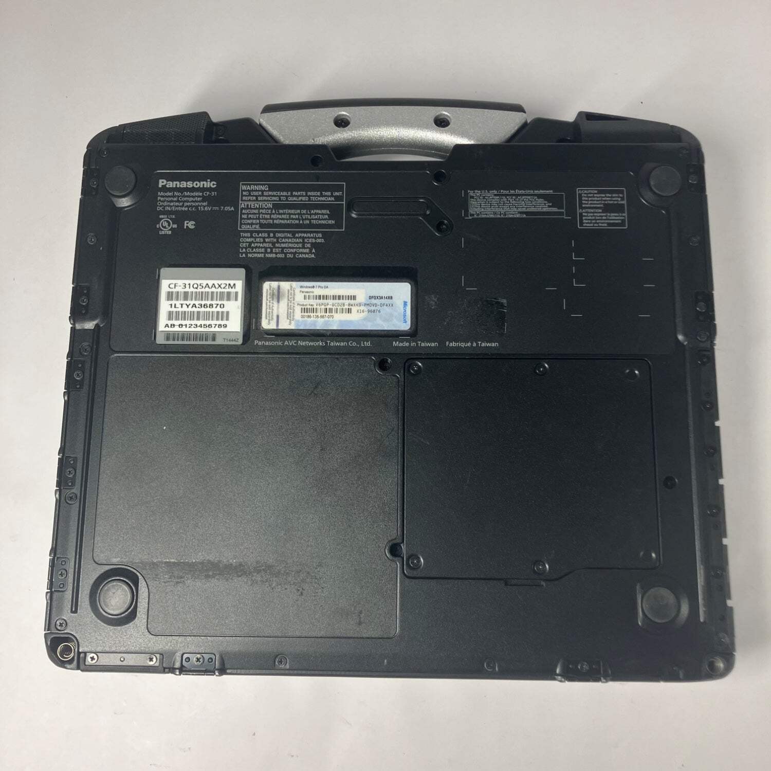Panasonic Toughbook CF-31 13″ Core i3-2130m 3.4GHz 4GB RAM 256GB SSD WIN 11