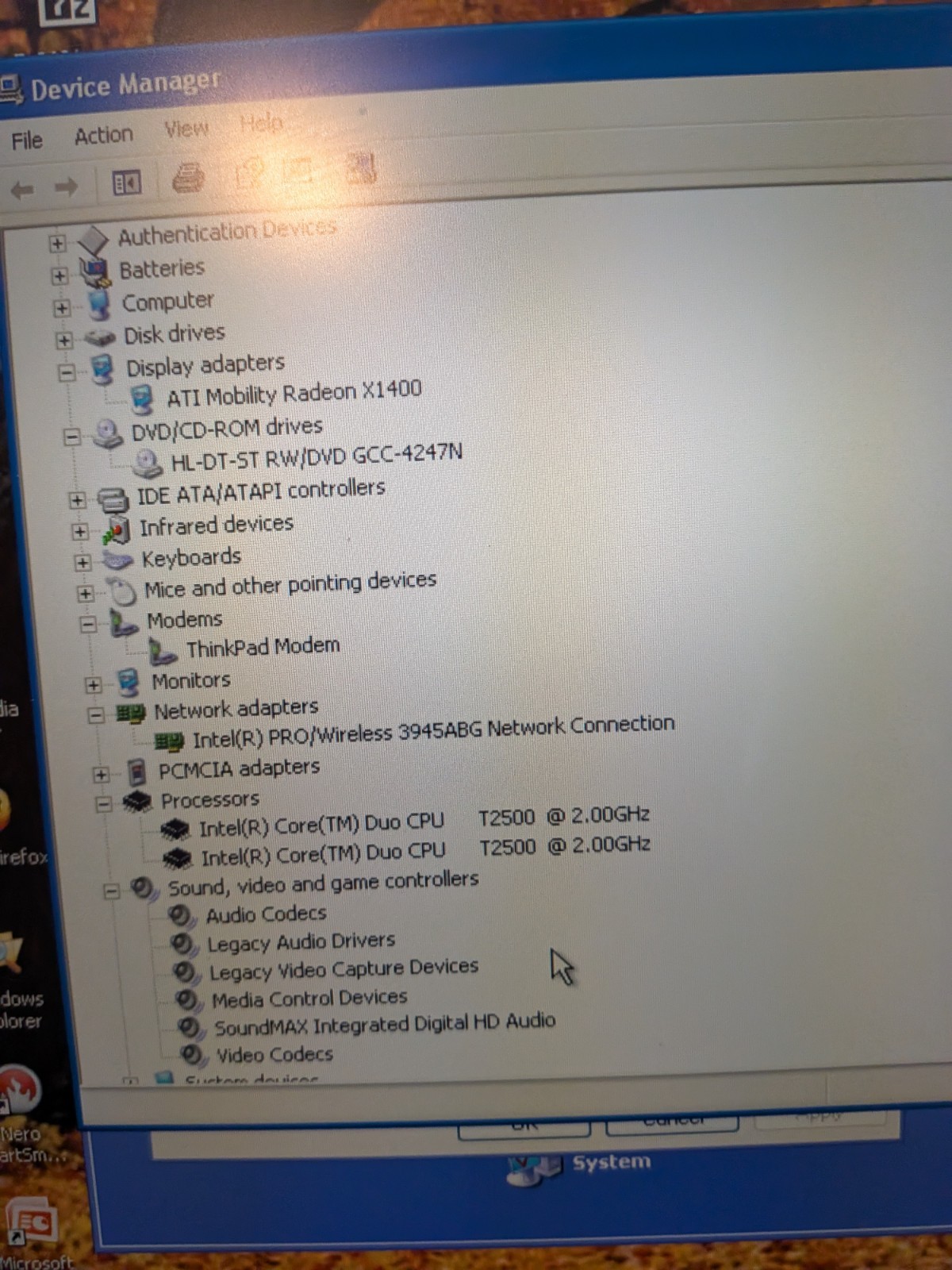 Lenovo ThinkPad T60 14in Intel Core Duo 2.0GHz 3GB Ram ATI Battery Charger