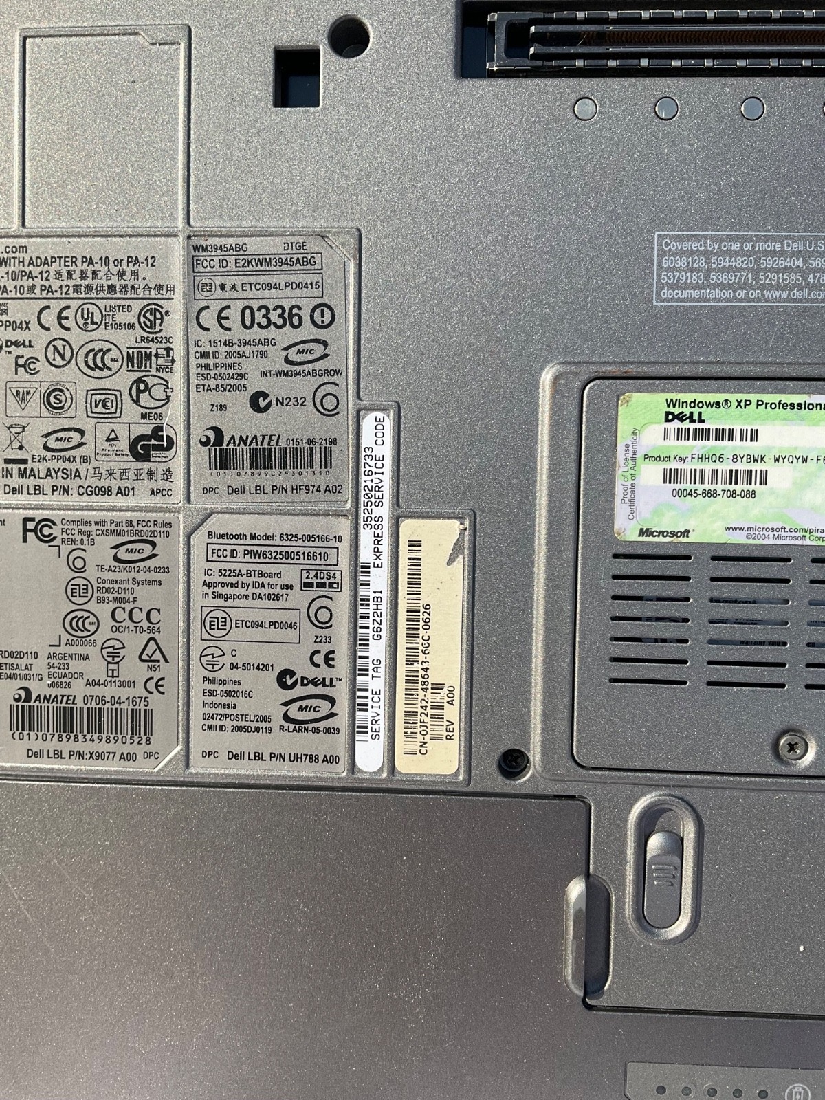 Dell windows XP professional PP04X