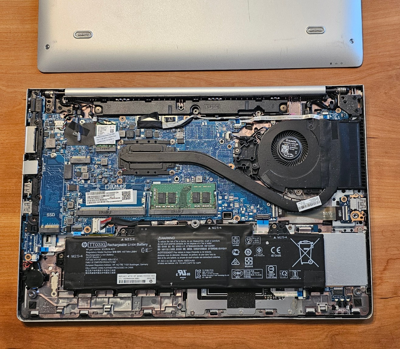 HP EliteBook 850 G6 i7-8665U 1.9/4.8GHz 8GB Full HD Bad Keys w/Battery No SSD AC