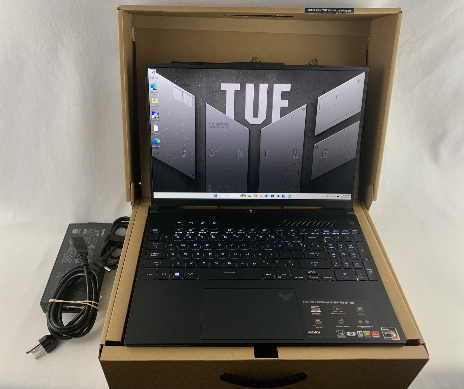 ASUS TUF Gaming A16 FA617 AMD Ryzen 7 7735HS 3.2GHz, 64GB RAM, x2 2TB SSD In Box