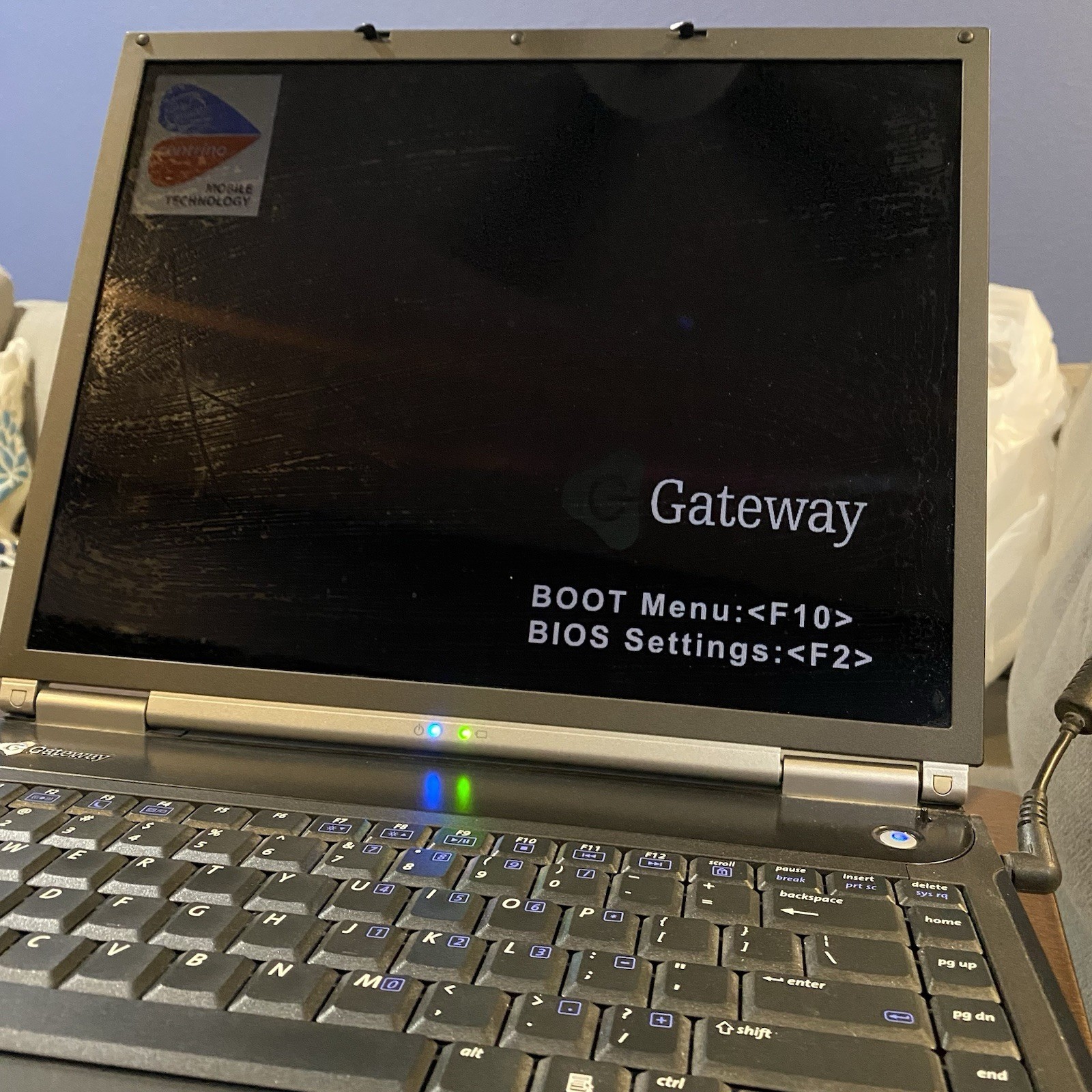 Gateway Laptop4530GZ Pentium M @1.6MHz 480MB RAM – Windows XP Installed