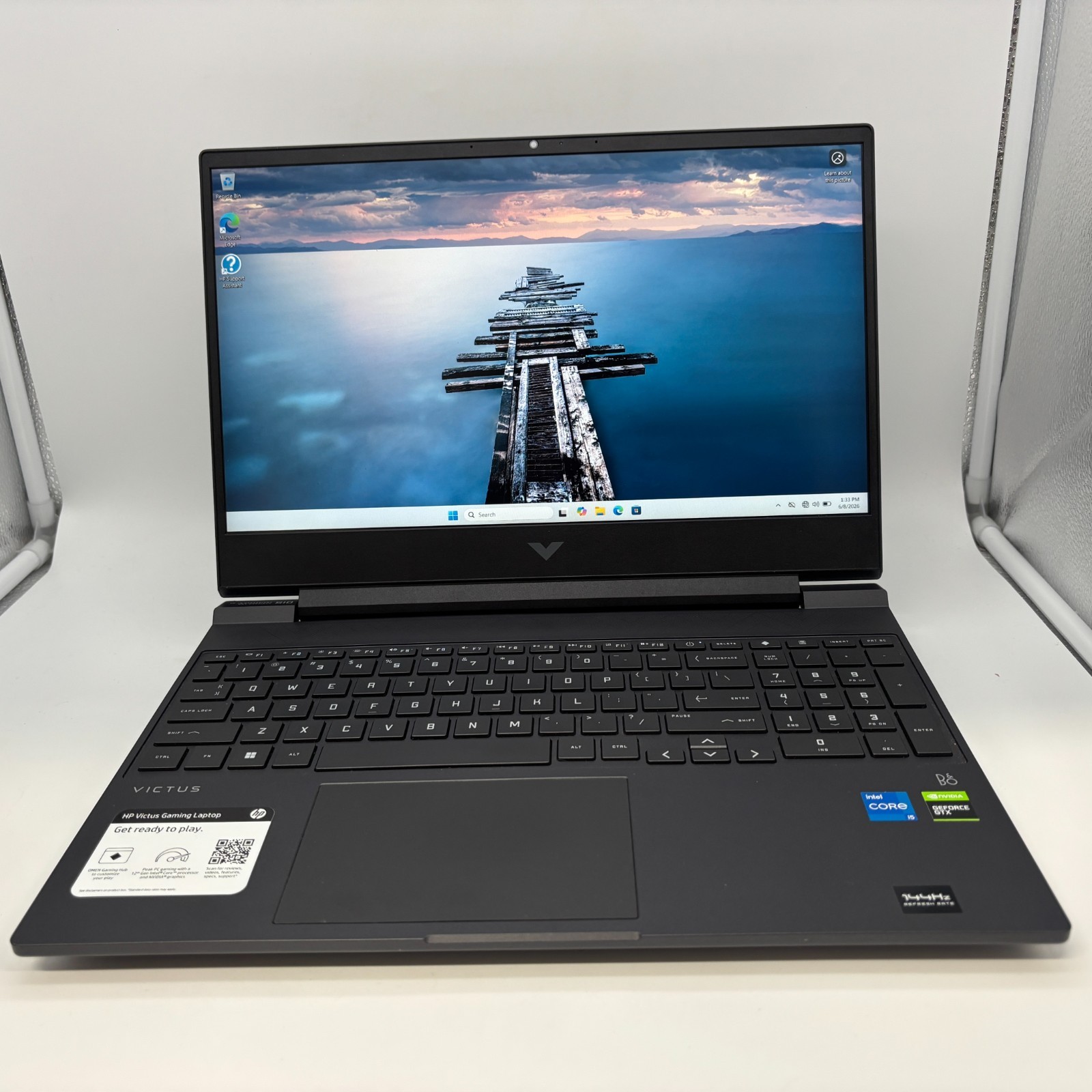 HP Victus 15 Gaming Laptop 15-fa0031dx Intel Core i5-12450H 8GB RAM 512 GB SSD