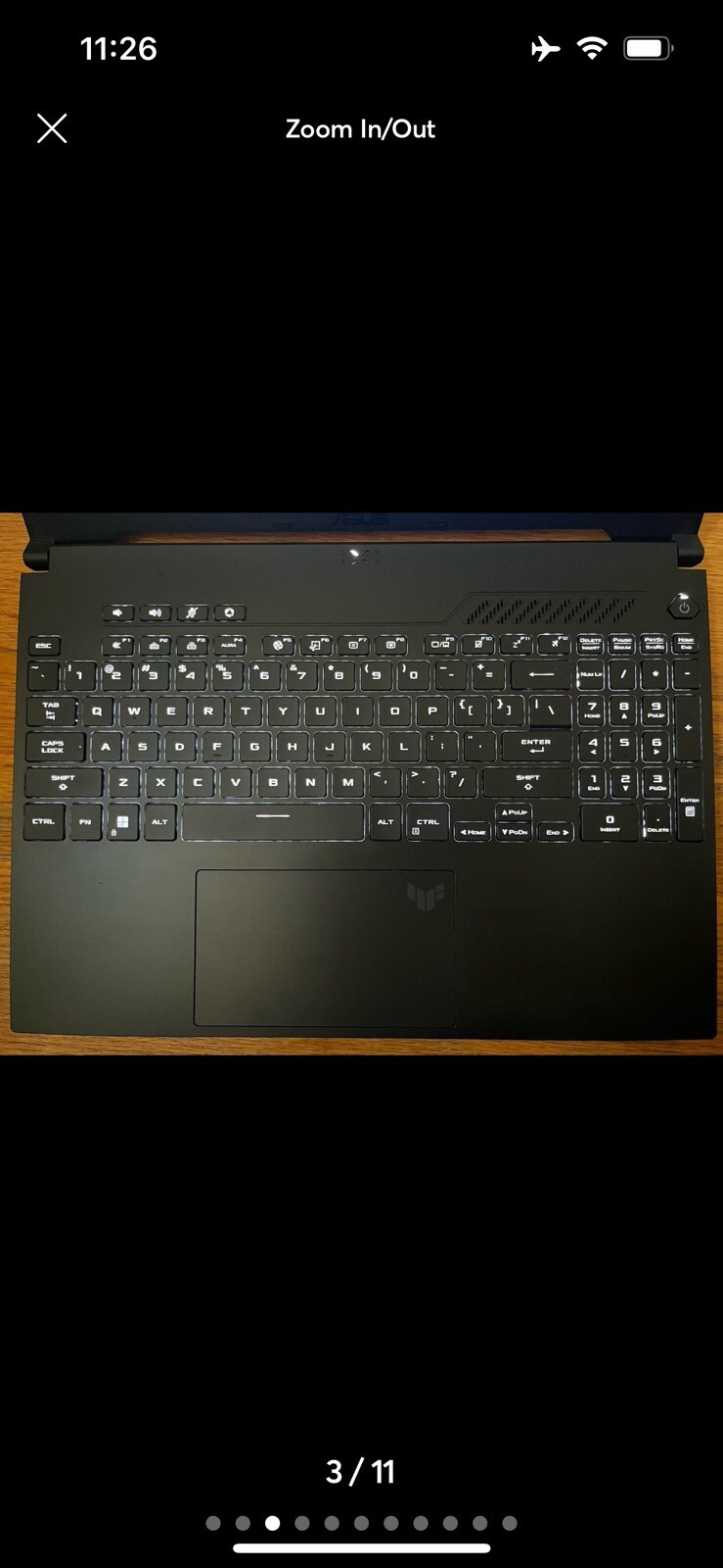 ASUS TUF Gaming A16 16 in (512GB SSD, AMD Ryzen 7, 3.2GHz, 16GB RAM, AMD Radeon