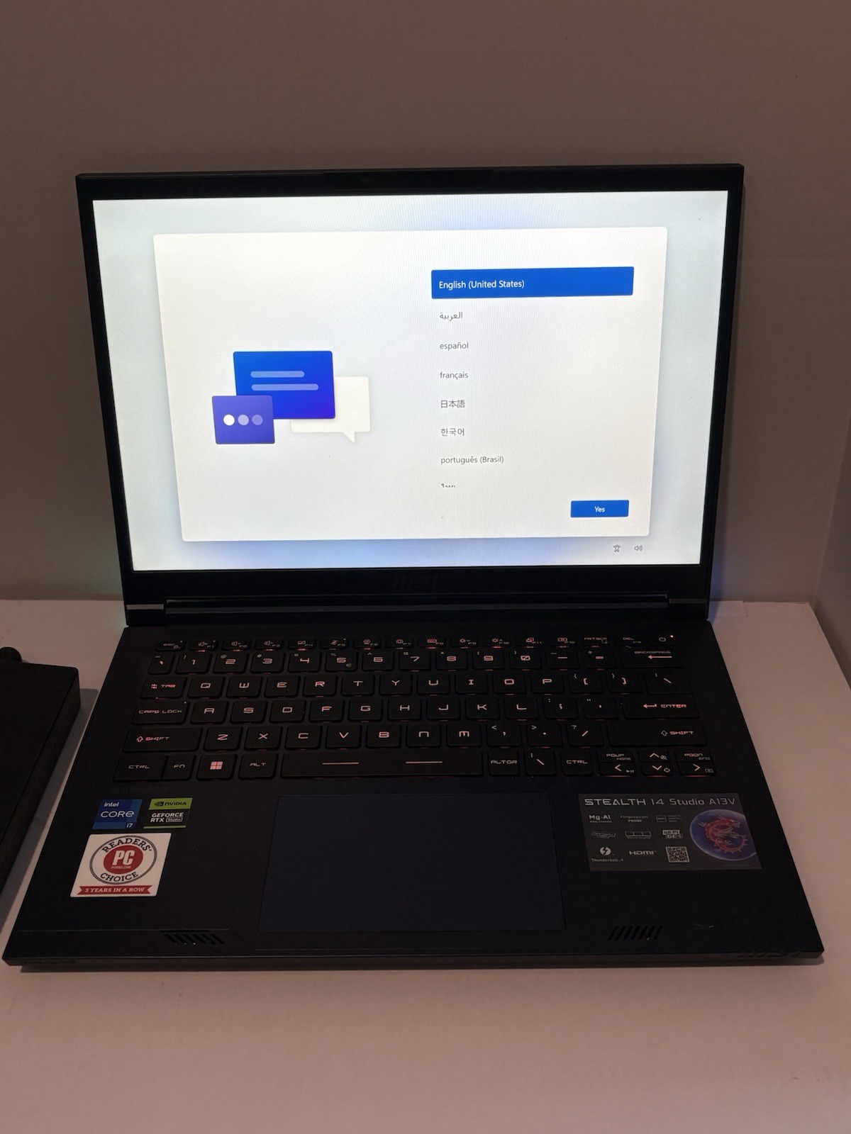 Stealth 14 Studio A13V Mg-Al Fingerprint Proof Gaming Laptop
