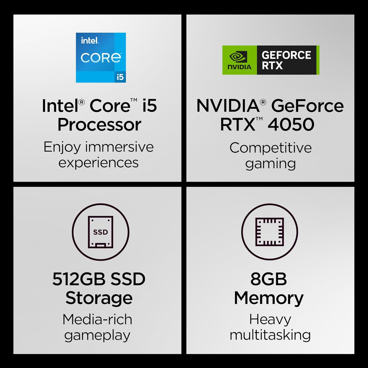 LOQ Essential – Ai-Powered Student Gaming Laptop – Intel® Core™I5-12450Hx – 15.6