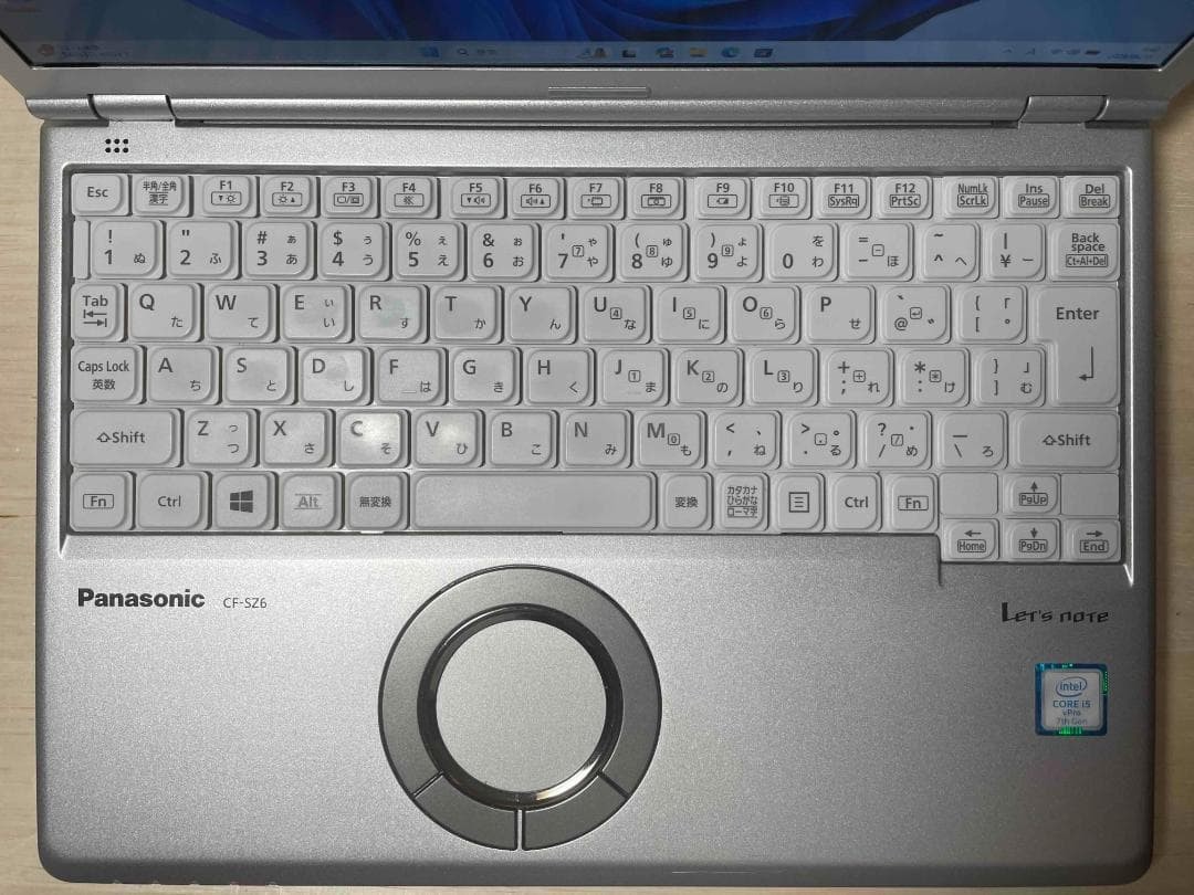 Panasonic Let’s Note CF-SZ6 Core i5-7300U 8GB 128GB SSD Win11 Pro DVD Office