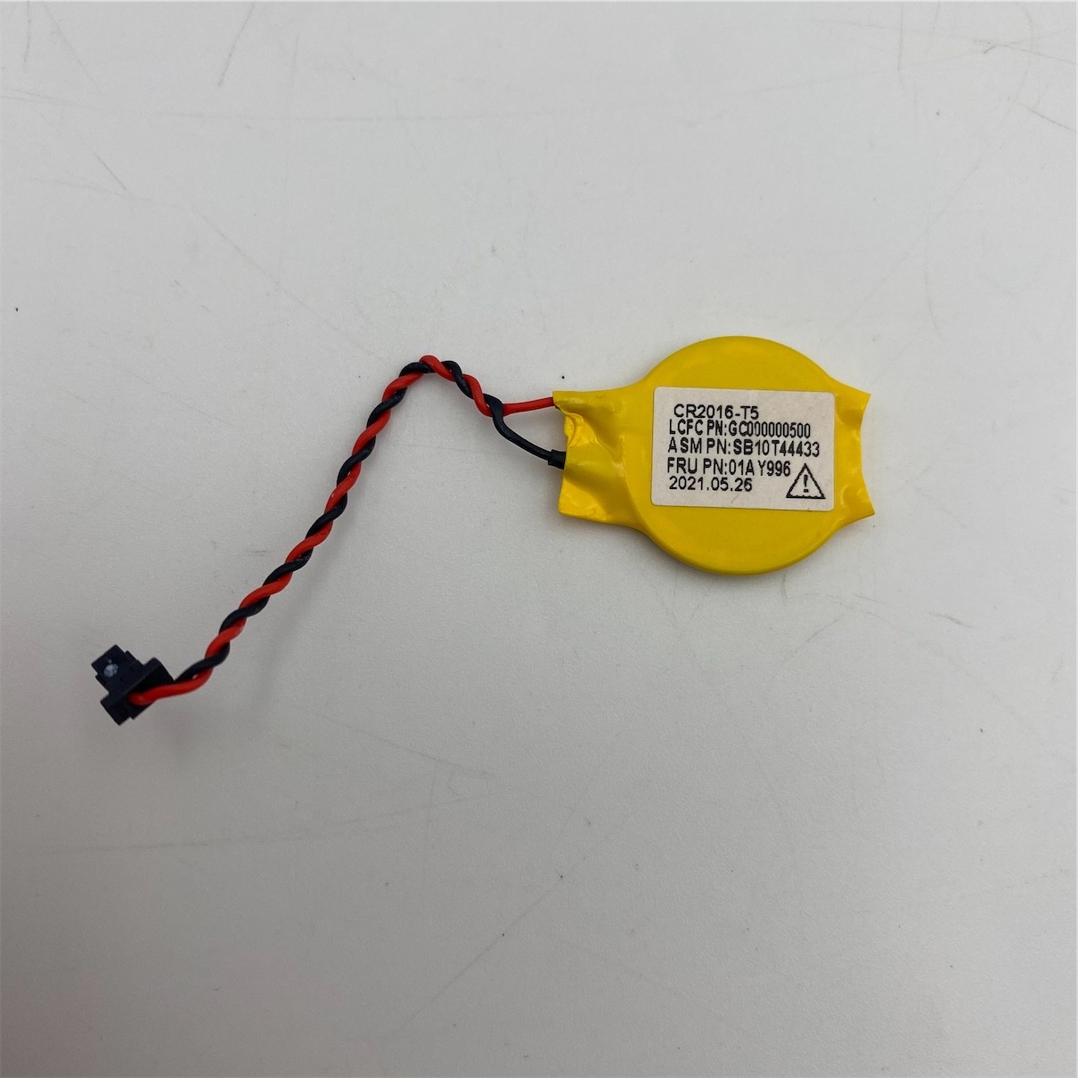 Lenovo FRU RTC Battery CR2016 (DBV) 5B10W13978 01AY997 01AY996