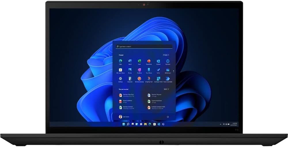 Lenovo ThinkPad T16 16″ Intel Core i5 12th Gen 16GB 256GB Windows 11 Good