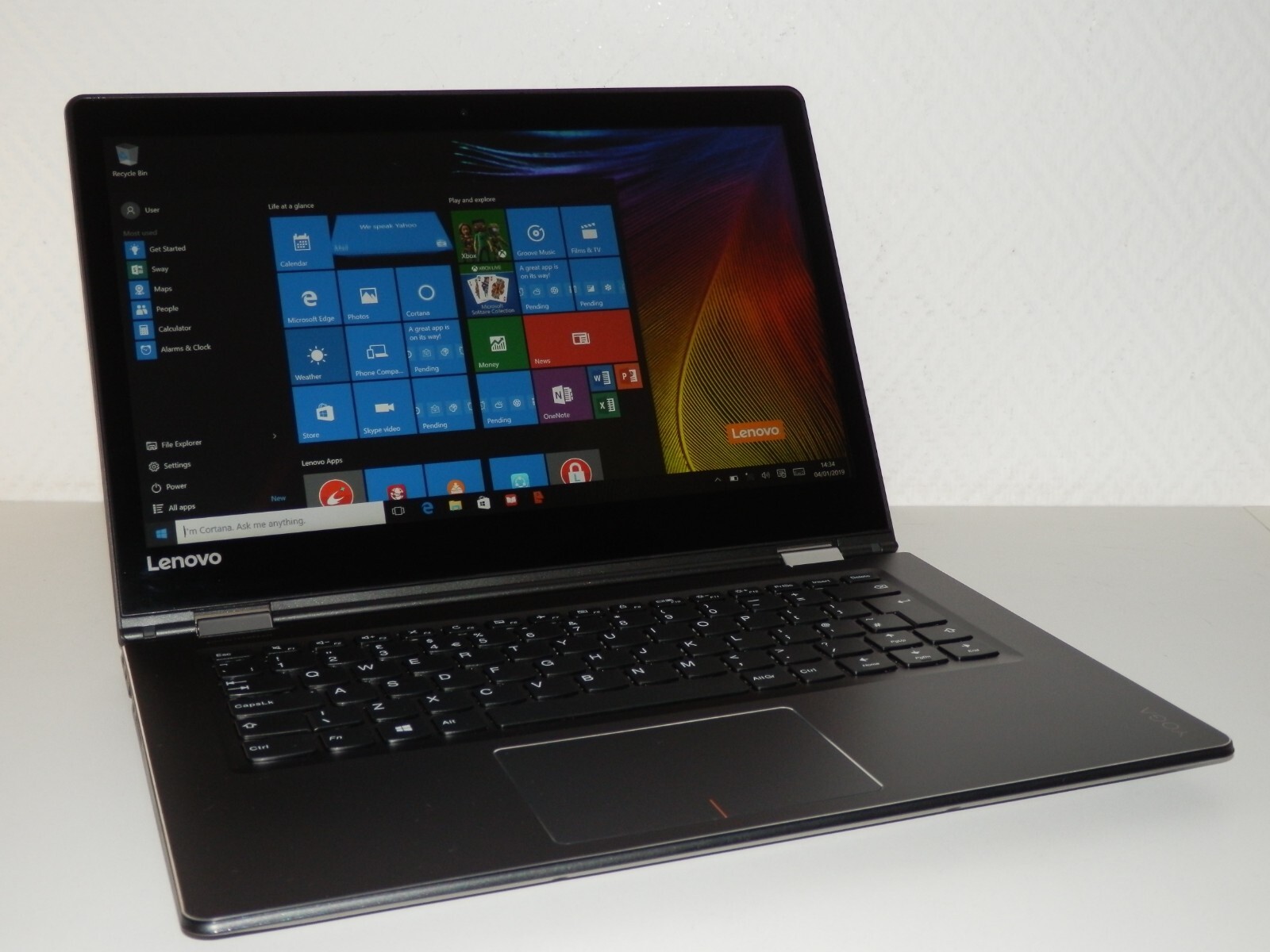Lenovo Yoga 510-14AST, AMD A9-9410, 4GB Ram, 1TB HDD, 14″ FHD, Radeon R5, Original Box