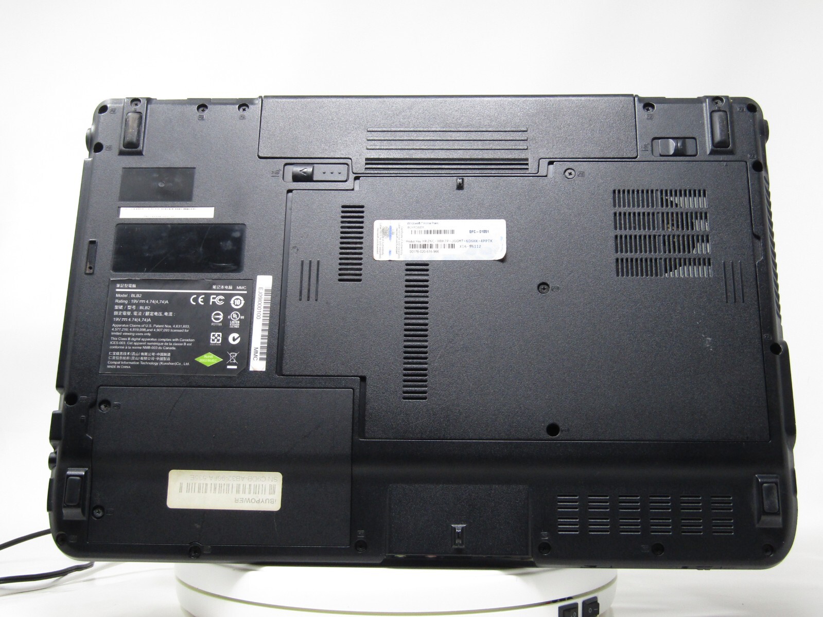 RARE iBuyPower Compal Laptop BLB2