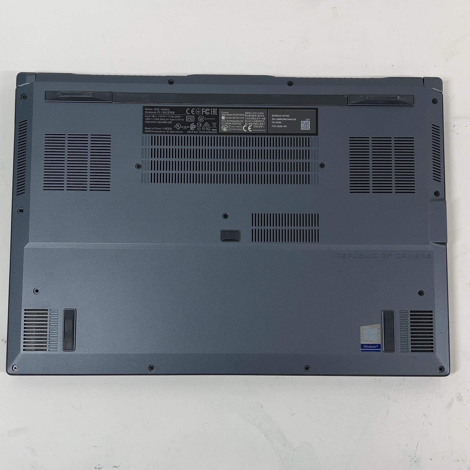 Asus ROG Zephyrus M15 GU502LU 15.6″ i7-10750H 2.6GHz 40GB 512GB SSD GTX 1660 Ti