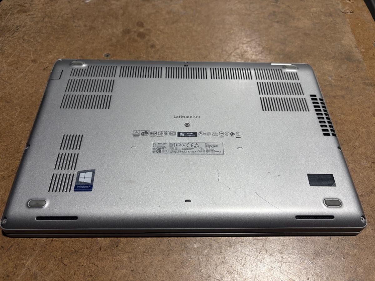 Dell Latitude 5411 14″ i7-10850H 8GB RAM 256GB SSD FHD No Charger/No OS Tested