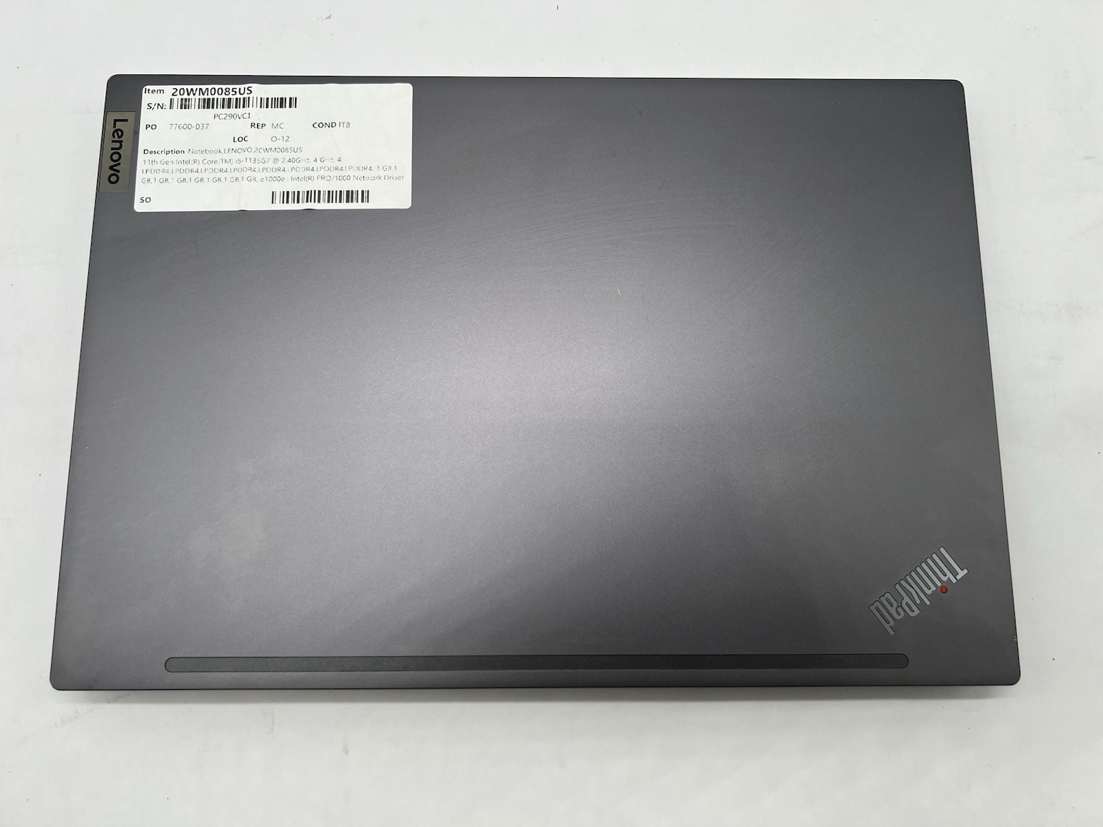 Lenovo ThinkPad T14s Gen 2i, i5-1135G7, @ 2.40GHz, 8GB RAM-No HDD/OS/Charger