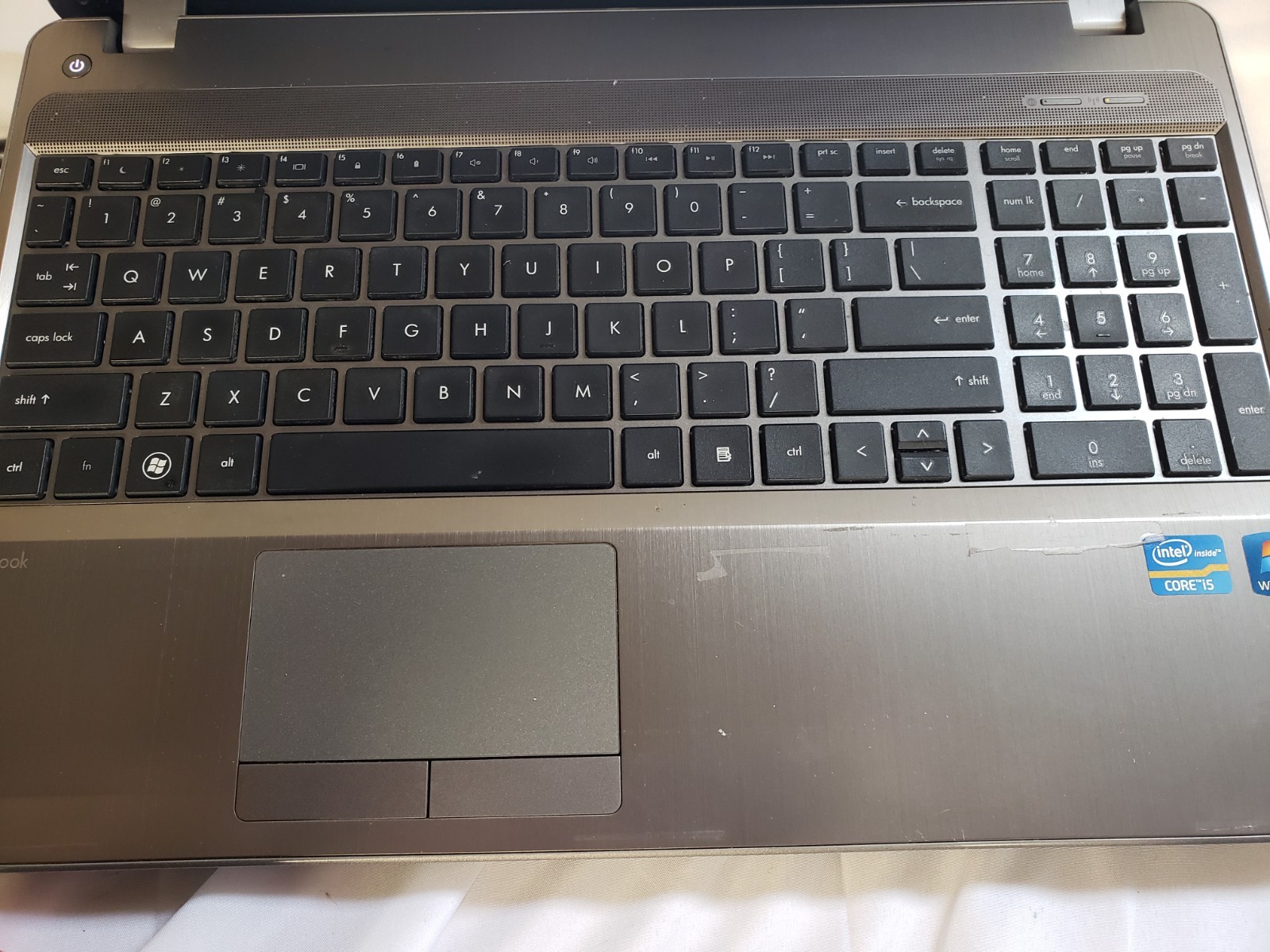 HP ProBook 4530s Laptop i5-2410M 2.30GHz 4GB RAM No HDD No Battery Silver