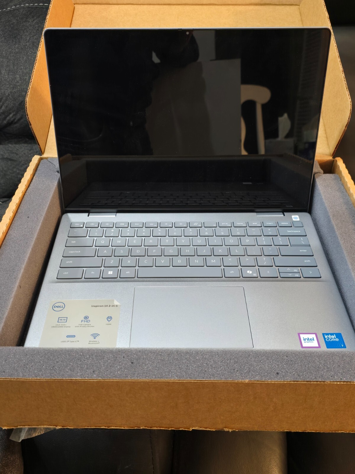 Dell Inspiron 14” 2-in-1 Touch Laptop Intel Core 7 Processor 16GB RAM Open Box