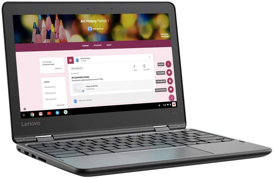 Lenovo 300e Touchscreen 11.6″ 2in1 4GB 32GB, MT8173 2.1GHz Chromebook GOOD