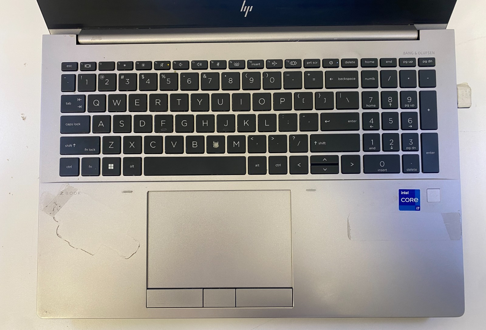 HP ZBook Fury 16 G9 i7-12800HX 16GB DDR5 RAM Nvidia RTX A3000 NO SSD/OS/Battery