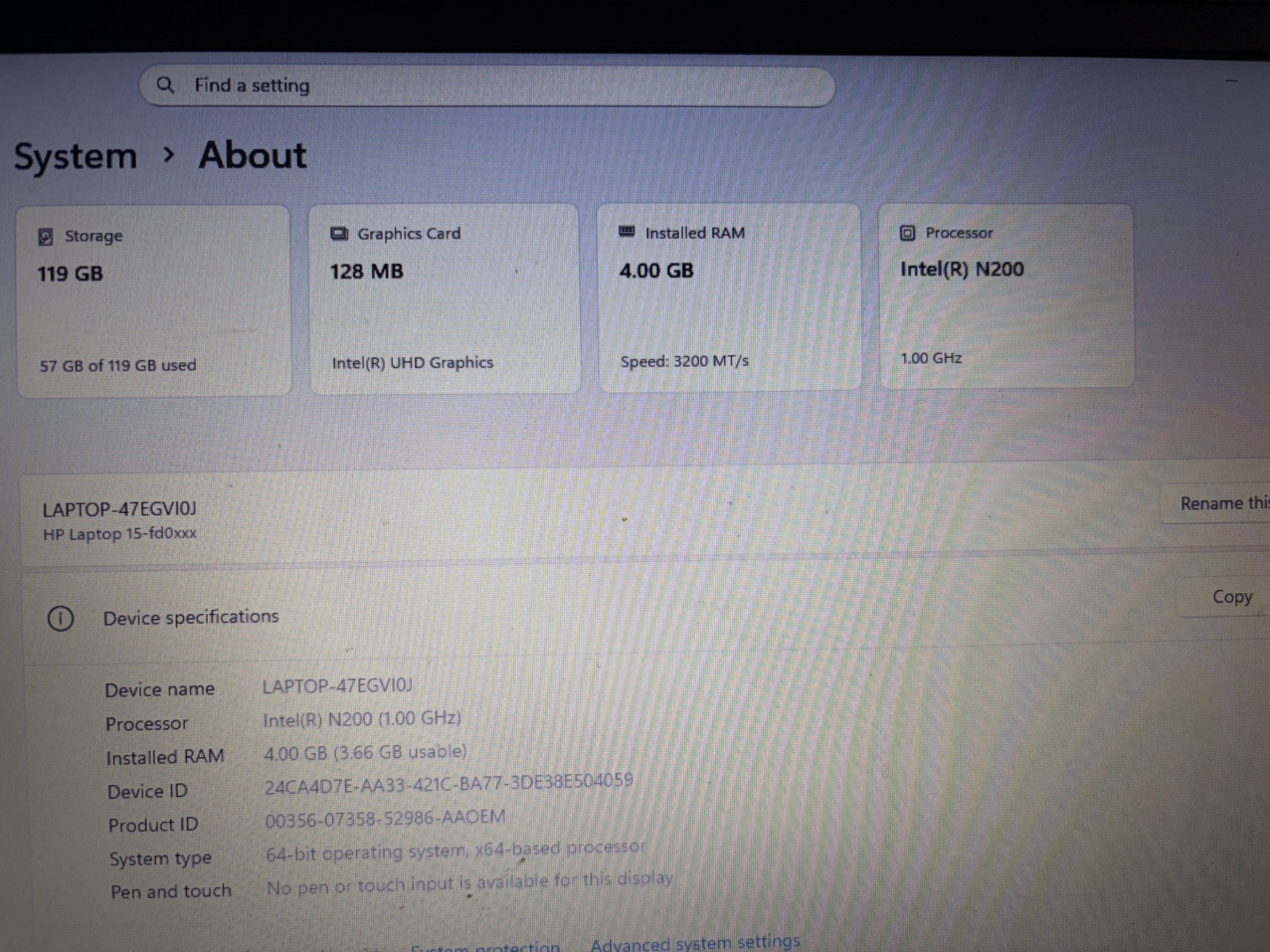 HP Laptop 15.6 Red, Quad-Core Intel N200