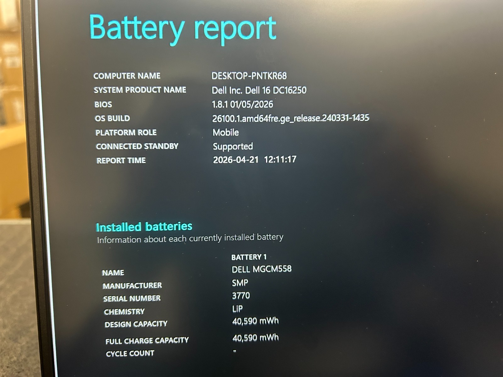 DELL 16 DC16250 MRYT3 Intel Core 7-150U, 1.80 GHz, 16 GB RAM, 1 TB NVMe SSD