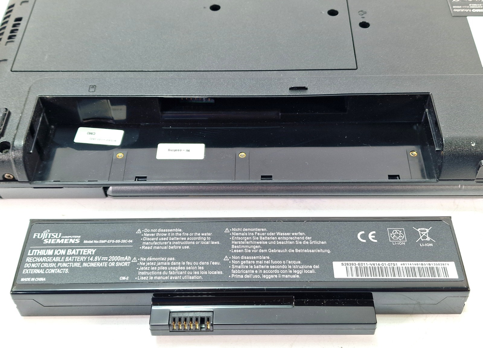 Fujitsu Siemens Esprimo Mobile V5535 Laptop T2370 Windows XP 2GB 80GB 15.4″ VGA