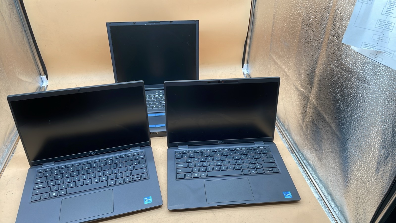 Dell Latitude 7420 i5 14″ & Compaq Evo N600c J07M040.00 No HDD Lot of 3
