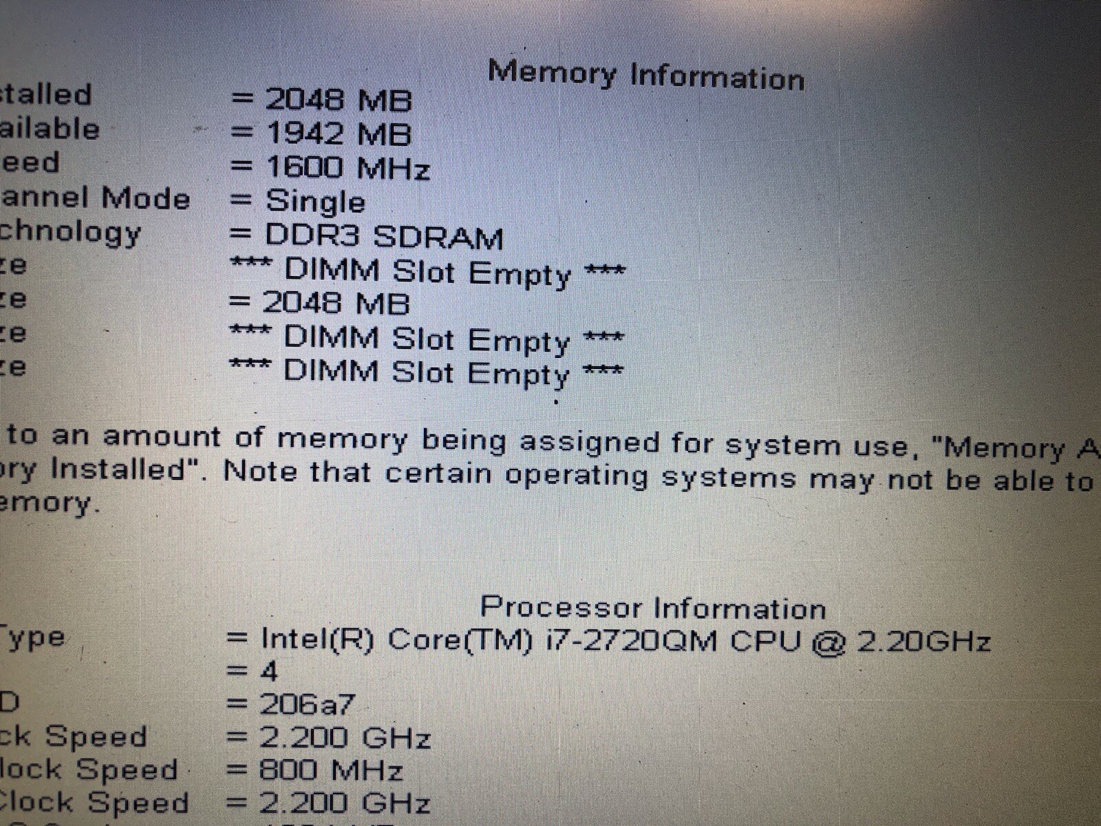 “ONLY Screen Assembly” for Dell Precision M4600 Laptop. 15.6” as pictured