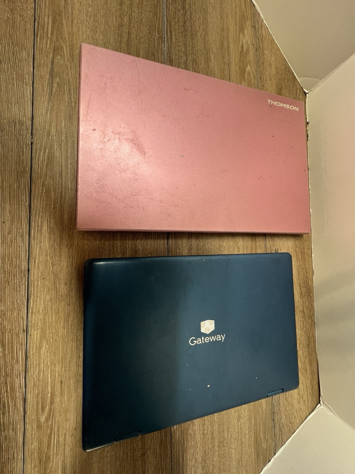 Lot of 2 Laptops As-Is For Parts Thomson WWX14C4PK64-P Gateway GWTC116-2BL 64gb