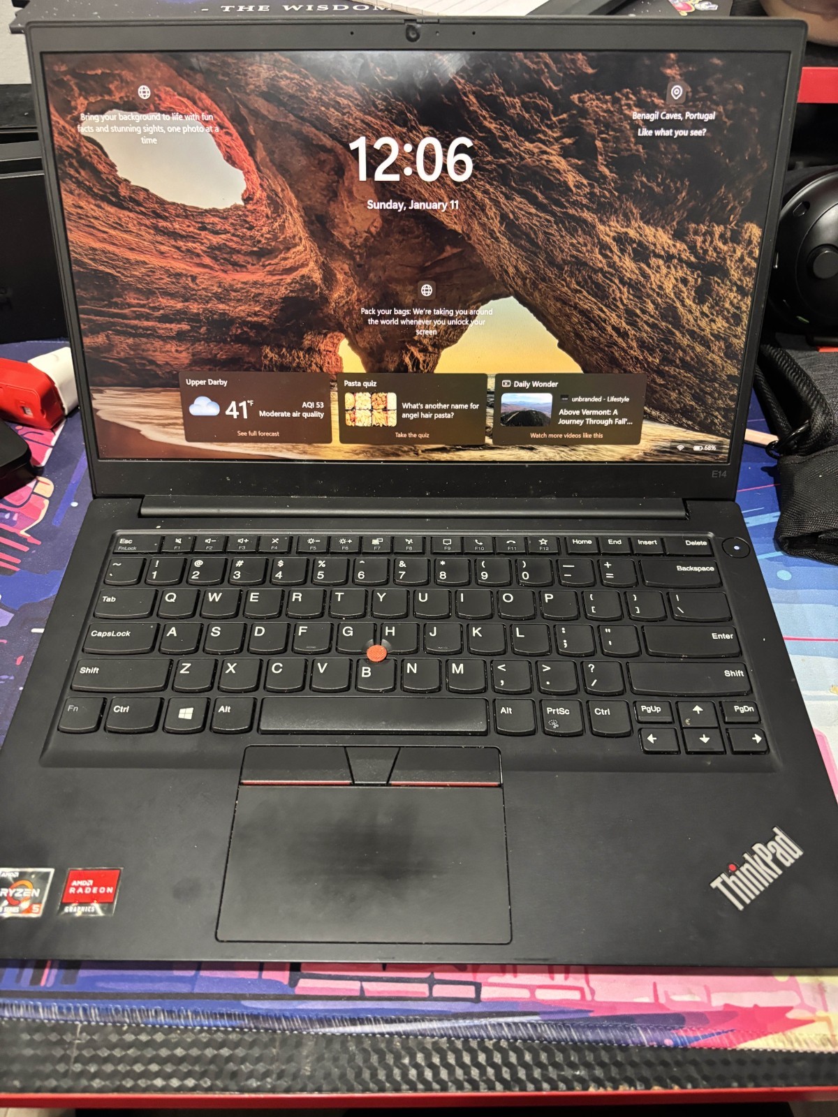 Lenovo Thinkpad e14 Gen 2 AMD Ryzen 5 4600U 8gb ram 256gb storage