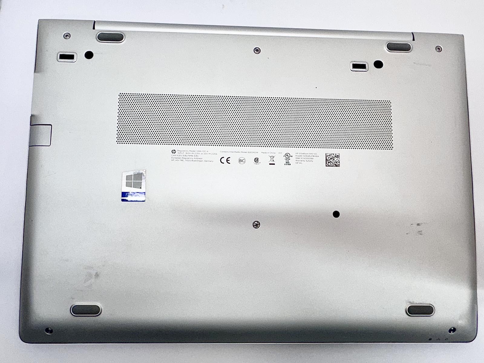 HP EliteBook 840 G5, Intel Core i5-7200U CPU @ 2.50GHz, 8GB RAM, 256GB NVMe 4390