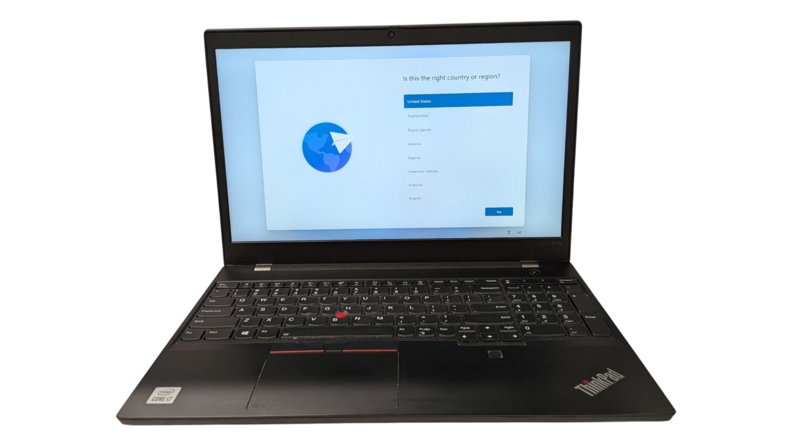 Lenovo ThinkPad P15v Gen 1 i7-10750H @ 2.60GHz, 8GB Ram, 256GB NVMe, Win. 11 Pro