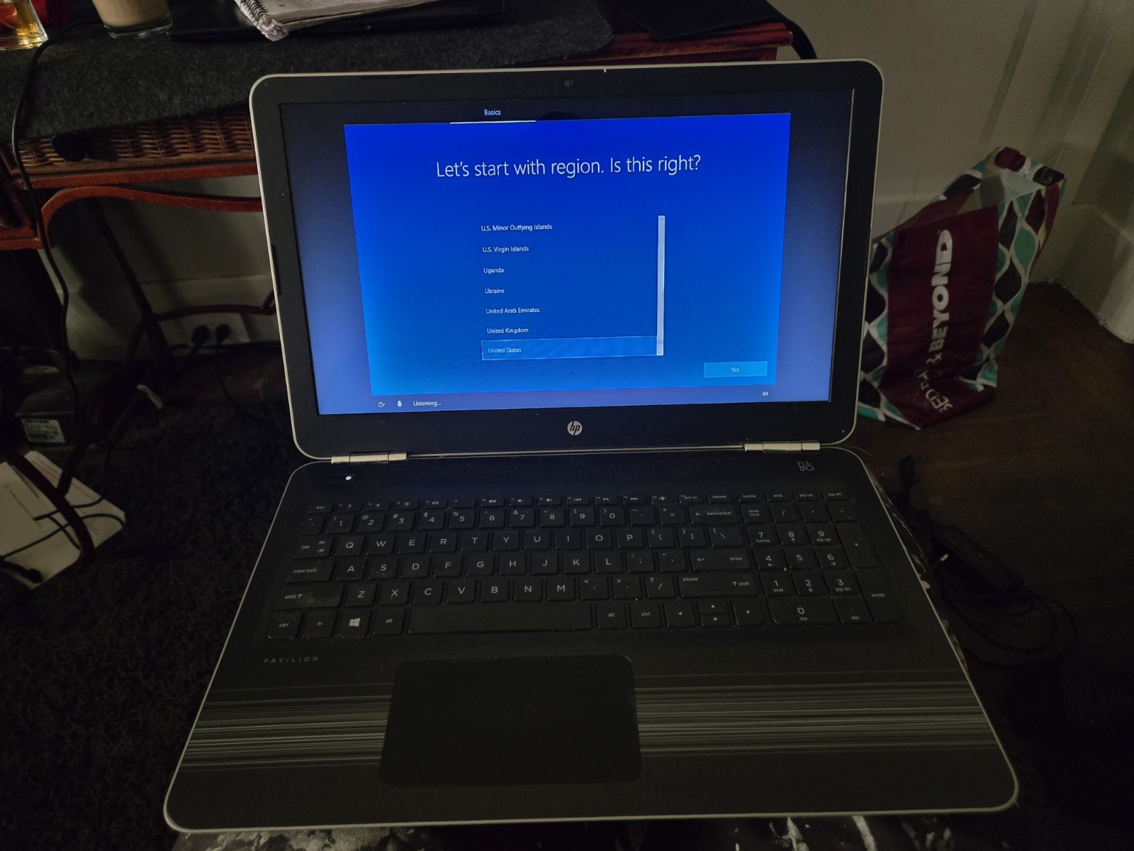 HP Pavilion Notebook (Model: 15z-aw000)