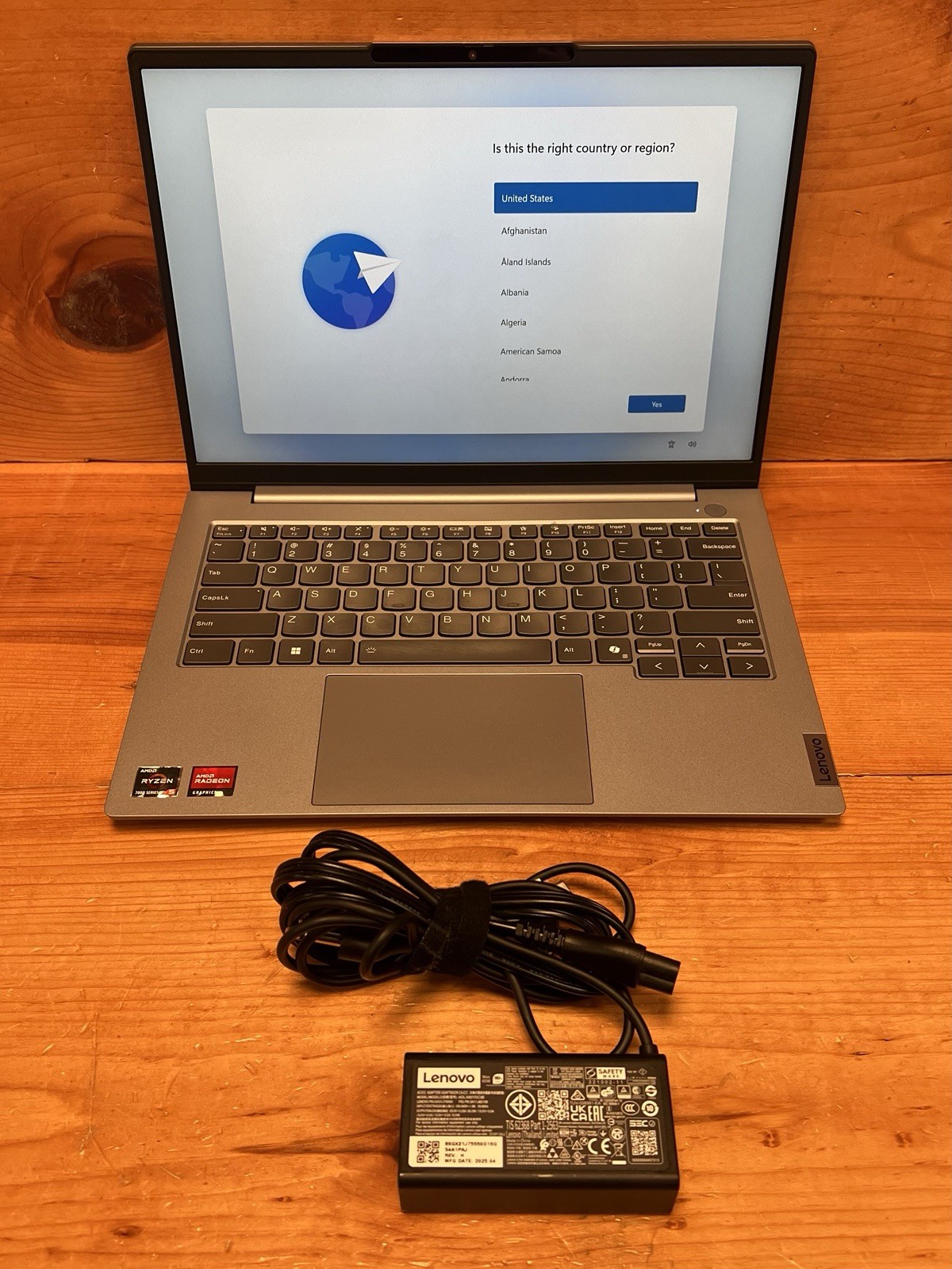 Lenovo ThinkBook 14 G7 AMD Ryzen 5 7000 8GB RAM 256GB SSD Win11 Laptop