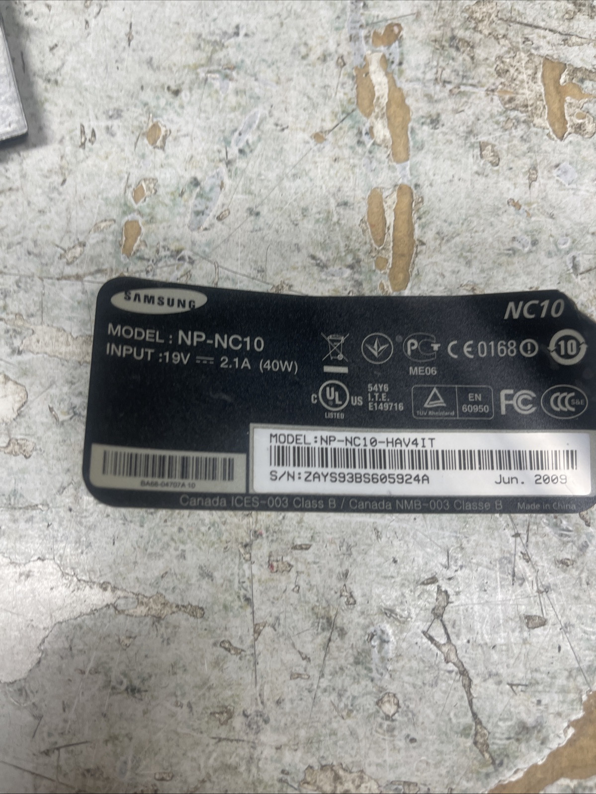 Samsung Np-nc10 Ba92-05538a – B PC Motherboard