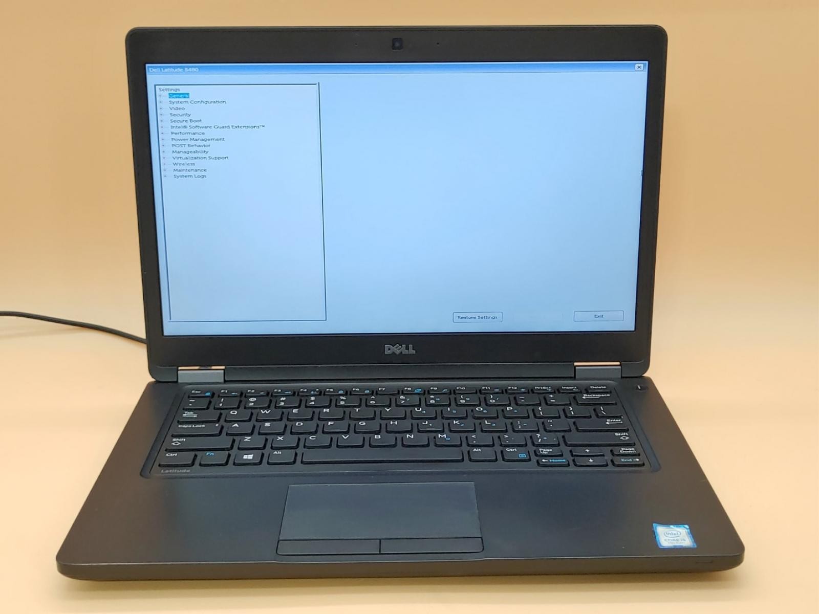 Dell Latitude 5480 14″ i5-7300U✔8GB RAM✔256GB SSD✔ *NO BATT/NO OS/NO AC* *READ*